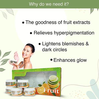 Aryanveda Spa Facial Kit - Fruit 210 gm - Facial Kits