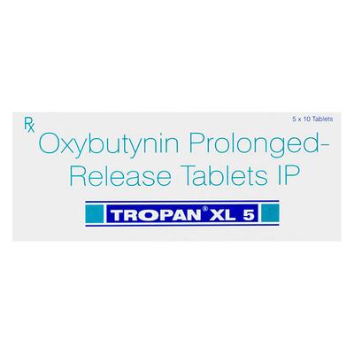 Tropan XL 5mg Tablet 10'S - Bladder And Prostate Disorders-Dru