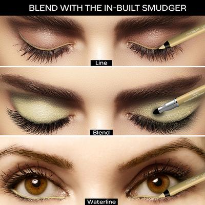 Faces Canada Ultime Pro Intense Gel Kajal With Smudger & Sharpener - Sand Beige 1.2 gm - Kajal & Kohls