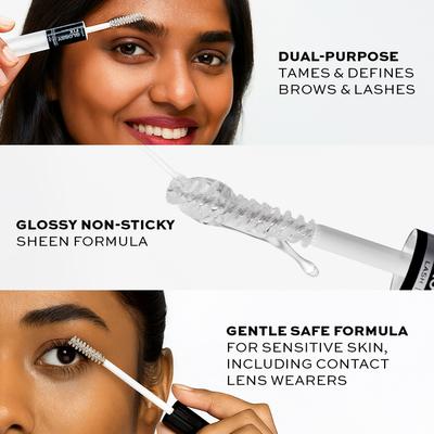 Makeup Revolution Relove Glossy Fix Clear Brow Gel & Mascara 2ml - Mascaras