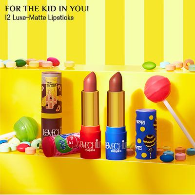 LoveChild Masaba For the Kid in You 01 Eye candy Luxe Matte Lipstick 4 gm - Lipsticks