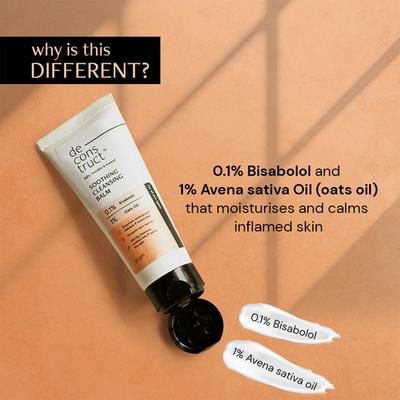 Deconstruct Soothing cleansing balm 0.1% bisabolol and 1% Oat Oil 50 gm - Face Sunscreen
