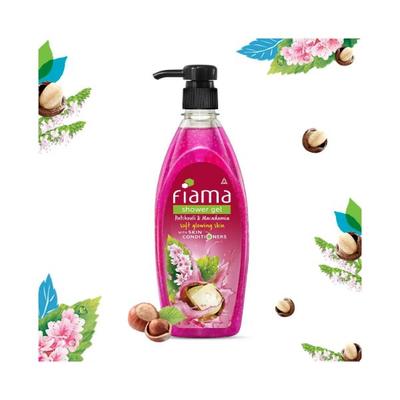 Fiama Shower Gel Patchouli & Macadamia, Body Wash With Skin Conditioners 500 ml - Shower Gels & Body Wash