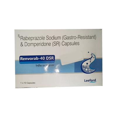 RENVORAB 40 DSR Capsule 10's - Ulcer/Reflux/Flatulence-Aaa
