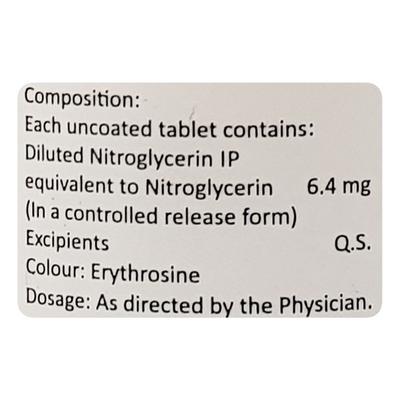 Angiwell 6.4mg Tablet 30'S - Angina