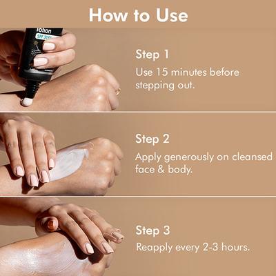 mCaffeine SPF 30 PA++ Coffee Sunscreen Lotion - Water-Resistant Matte Gel Cream with No White Cast 50 ml - Face Sunscreen