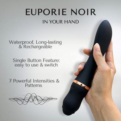 Libertee Premium Rechargeable Massager 7 Modes Noir 1's - Massagers And Vibrators
