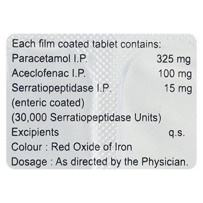 Zacy SP Tablet 10'S - Pain relief-Ano