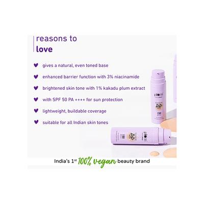 Plum Superpower Bb Serum with Spf 50 Pa ++++ - 02 Sand 30 ml - Bb & Cc Creams