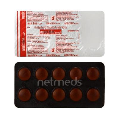 Amicline Plus Tablet 10'S - Bacterial Infections-OAB