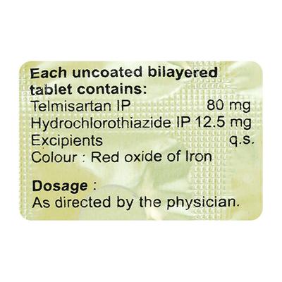 Tellzy H 80mg Tablet 15'S - Hypertension-Ang
