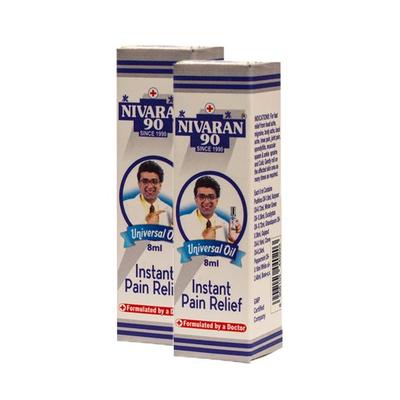 Nivaran 90 Universal Oil (Pack of 2 x 8ml) 1's - Speciality Medicines