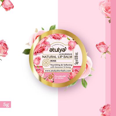 Atulya Rose Lipbalm 5 gm - Lip Glosses
