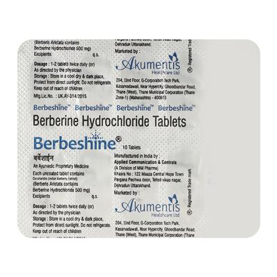 Berbeshine Tablet 10'S - Supplements-Sup