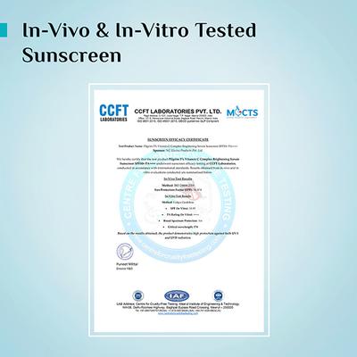 Pilgrim 5% Vitamin C Brightening Ultra Light Gel Sunscreen SPF 60 PA+++ with Australian Kakadu Plum 45 ml - Face Sunscreen