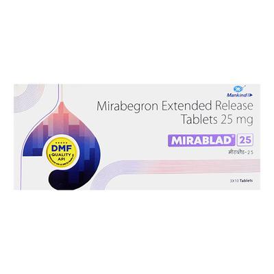 Buy MIRABLAD 25 Tablet 10's Online Netmeds