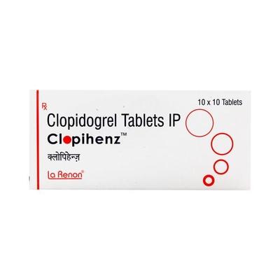 Clopihenz 75mg Tablet 10'S - Blood Clot-Ant