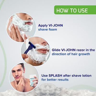 VI-John Sensitive Skin Shaving Foam 400gm - Shaving Foams