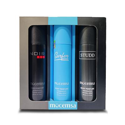 Mocemsa Deo Gift Pack - Noir And Surfer And Studd 450 ml - Men Perfumes (Edt/Edp)