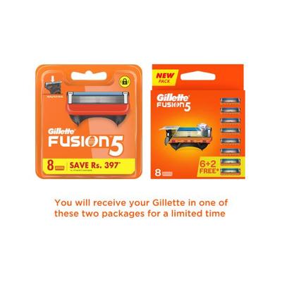 Gillette Fusion 5 Cartridges 8's - Razors & Cartridges