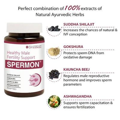 Millennium Lyf Sciences Spermon Softgels 30's - Pure Herbs