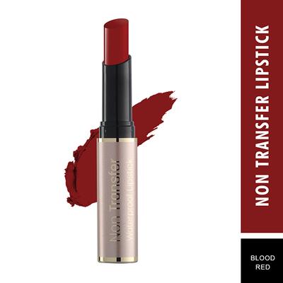 Swiss Beauty Non Trasfer Water Proof Lipstick - (Blood Red) 3 gm - Lipsticks
