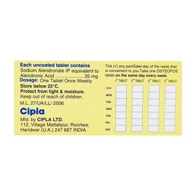 Osteofos 35mg Tablet 4'S - Osteoporosis-Age