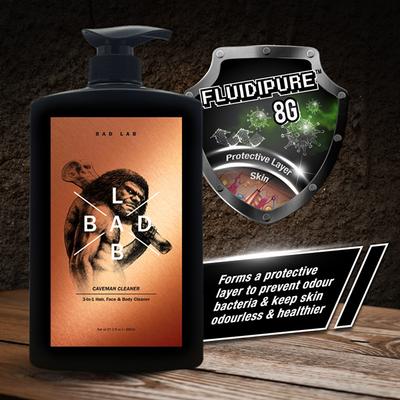 Bad Lab Caveman Cleaner 3-in-1 Hair, Face, Body Shampoo 800 ml - Shower Gels & Body Wash
