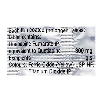 Qutipin SR 300mg Tablet 10'S - Schizophrenia-Aps