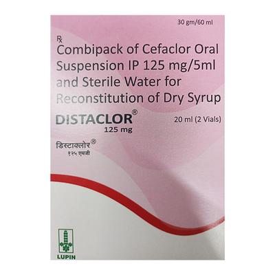 DISTACLOR 125mg Oral Suspension 60ml - Bacterial Infections-Cep