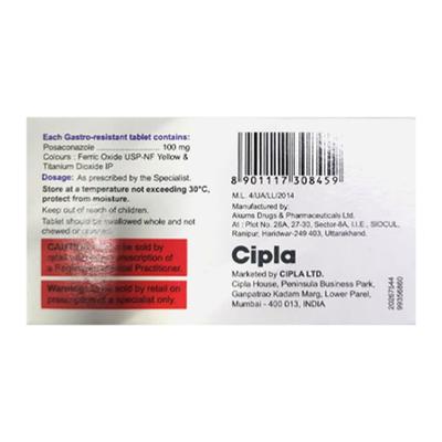 CRITPOSA Tablet 10's - Fungal Infections-Anf