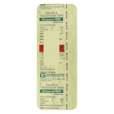 ETONOW MR Tablet 10's - Pain relief-Nsa