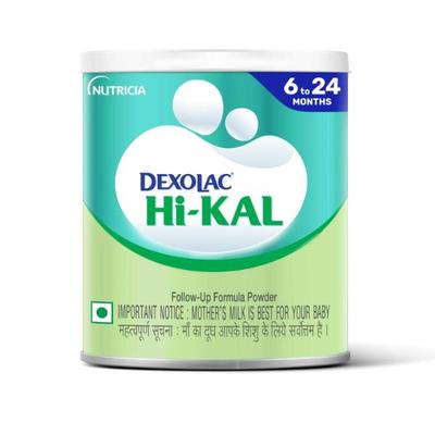 Dexolac Hi-Kal Infant Formula Powder 400 gm (Tin) - Baby And Infant Supplements