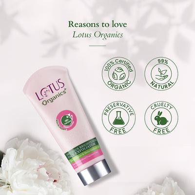 Lotus Organics Precious Bright. Face Exfol. 50 gm - Scrubs & Exfoliants