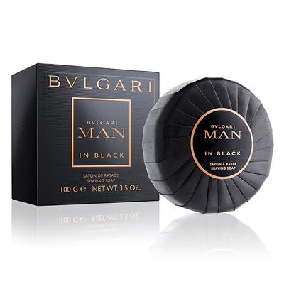 Bvlgari Man In Black Shaving Soap 100 gm - Shaving Creams