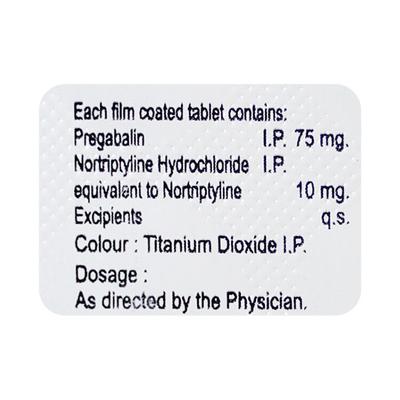 PREGAROL NT Tablet 10's - Neuropathic Pain-Dru
