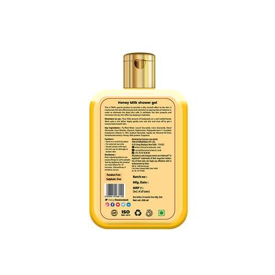 The Natural Wash Honey Milk Skin Softening Shower Gel 250 Ml - Shower Gels & Body Wash