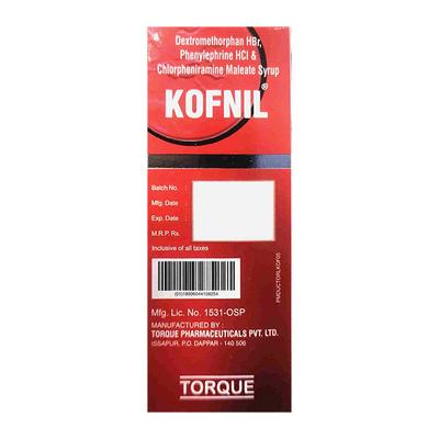 Kofnil Expectorant 60ml - Cough And Cold-Cou