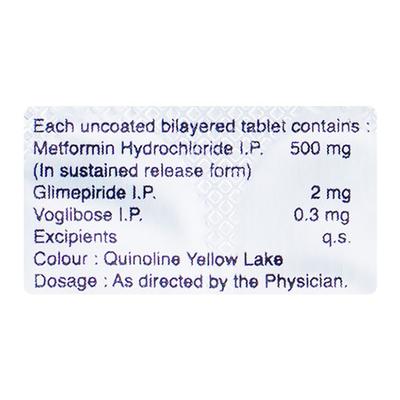 Trivoglitor Forte 2mg Tablet 10'S - Diabetes-Ant