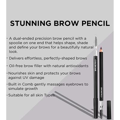 Colorbar Stunning Brows Eye Brow Pencil/Impressionnant Bro Crayon Chestnut 001 1.08gm - Eyebrow Pencils & Enhancers