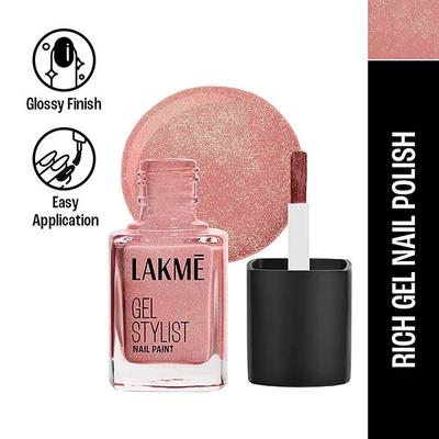 Lakme Absolute Gel Stylist Nail Color Gold Dust 12 ml - Nail Polish