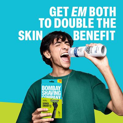 Bombay Shaving Company Sensi Smart 3 Razor, Shaving Razor for Men 20 g - Razors & Cartridges