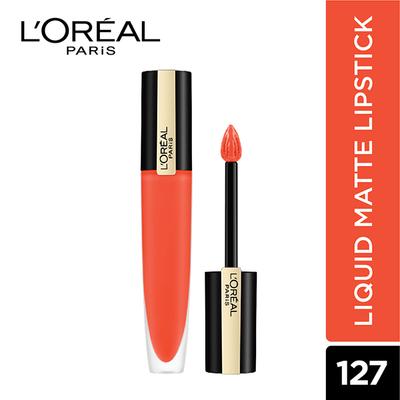 L'Oreal Paris Rouge Signature Matte Liquid Lipstick 127 I Vibrate 7 ml - Lipsticks