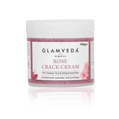 Glamveda Rose Hand and Foot Crack Cream 100 gm - Foot Creams & Lotions