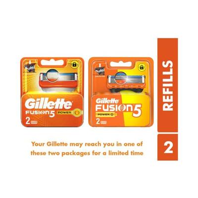 Gillette Fusion5 Power Blades-2 Cartridges 1's - Razors & Cartridges
