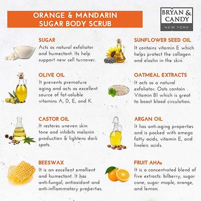 Bryan & Candy Orange Scrub 200 gm - Scrubs & Exfoliants