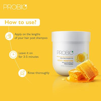 Godrej Professional Probio Honey Moisture Mask 200 gm - Hair Masks & Packs