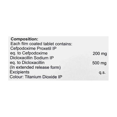 CEFREDROX DX Tablet 10's - Bacterial Infections-Cep