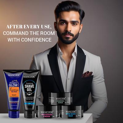 Mancode Glow Kit Gift Set for Men - Complete Grooming & Skincare for Radiant, Revitalized Skin 1's - Makeup Kits & Sets