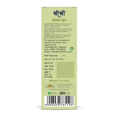 Sri Sri Tattva No Added Sugar Juice - Amla 1000 ml - Ayurvedic Juices